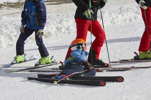 Ski school for children in Arabba
