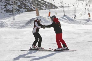 Private ski lessons