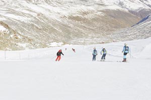 Skiing in Arabba