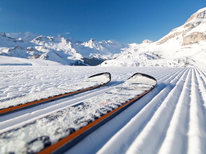 Skiing in Arabba